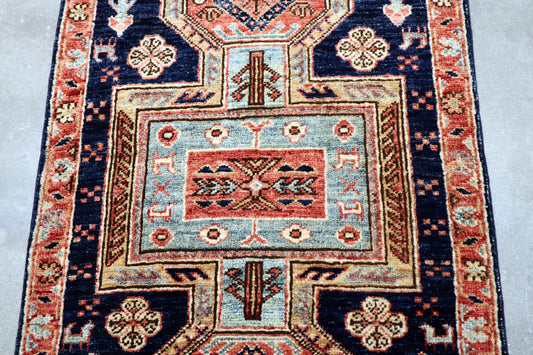 2'2 x 3'1 ft Hand knotted Chobi wool oriental rug