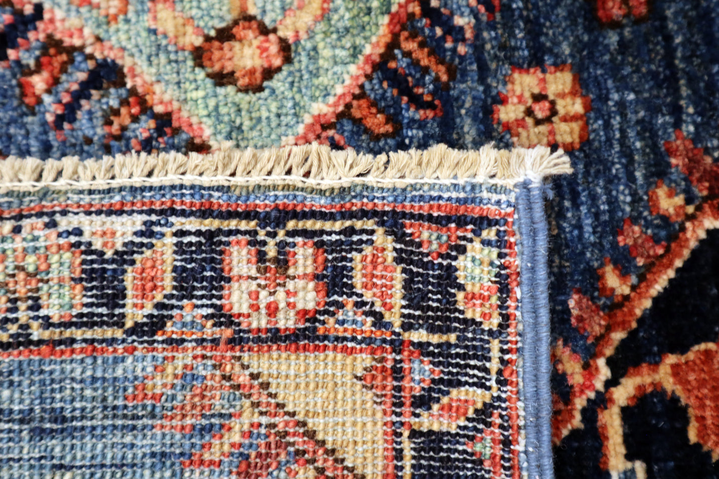 2'2 x 3'2 ft Hand knotted Chobi wool oriental small rug
