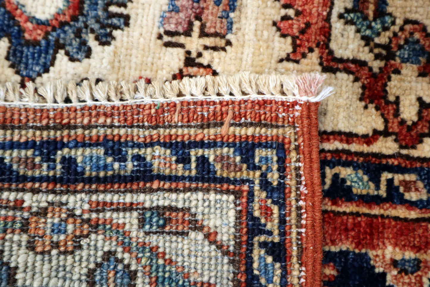 1'11 x 3'1 ft Hand knotted Kazak wool oriental small rug