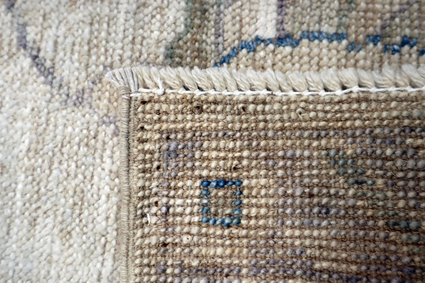 2'0 x 3'0 ft Hand knotted Oushak wool oriental small rug