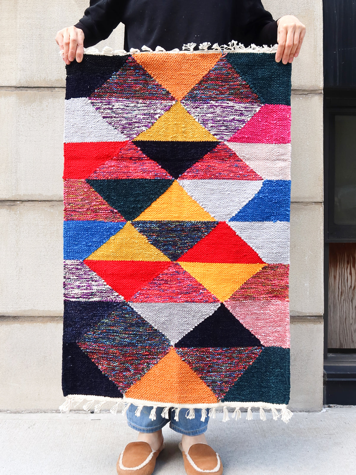 Rana Hand-Loomed Recycled Chenille Floor Mat