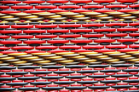 Navajo Dark Red Recycled Indoor/Outdoor Rug