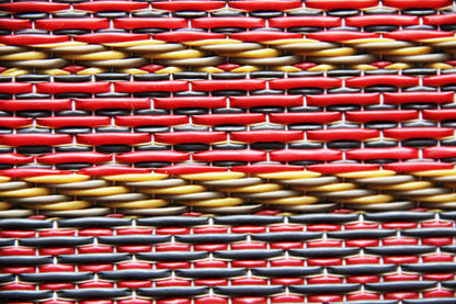 Navajo Dark Red Recycled Indoor/Outdoor Rug