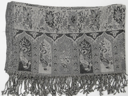Handwoven Paisley Jamavar Pashmina Wool Shawl