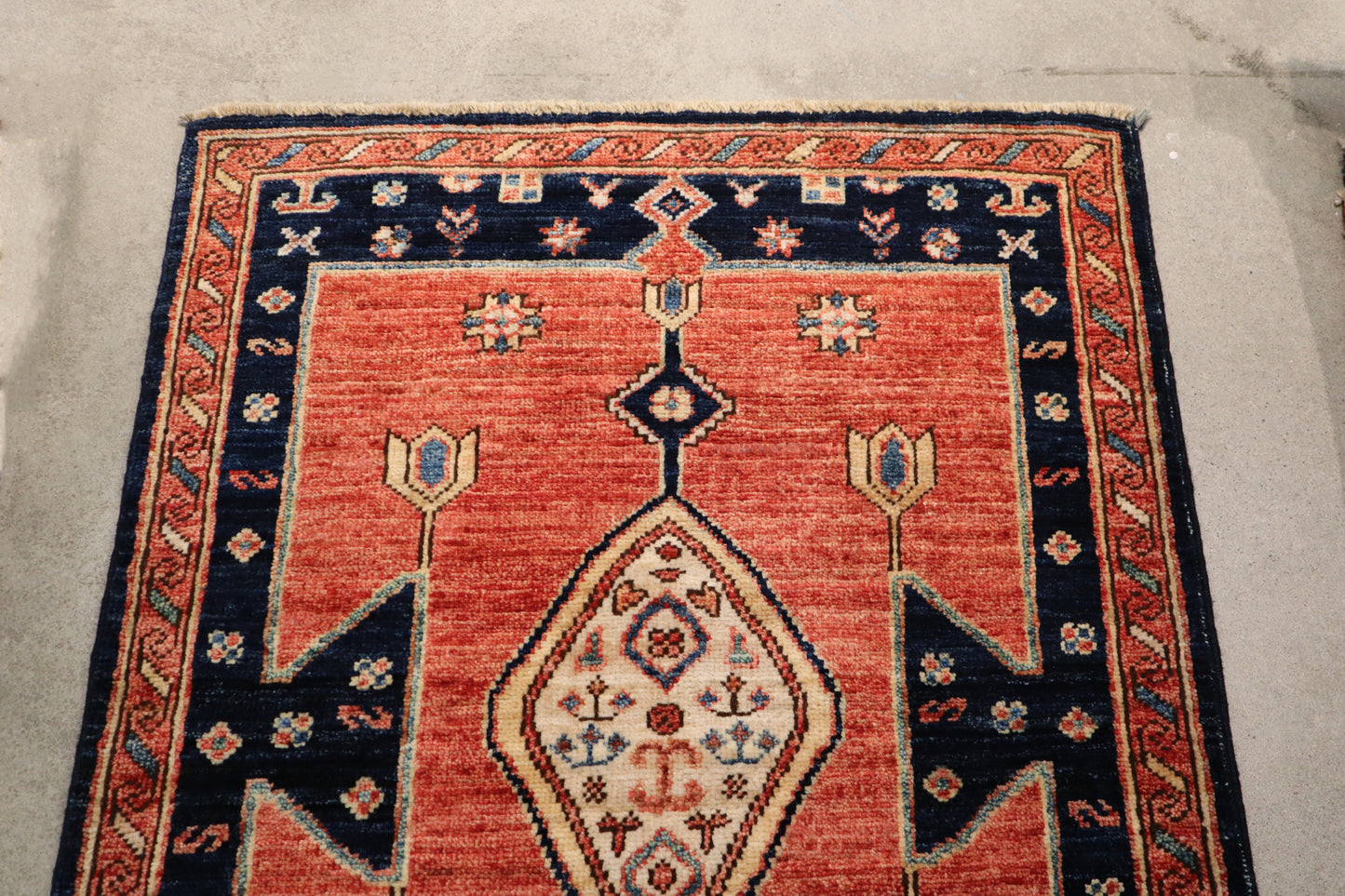 2'1 x 2'10 ft Chobi hand knotted oriental rug