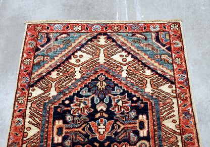 2'1 x 2'10 ft Hand knotted Chobi wool oriental rug