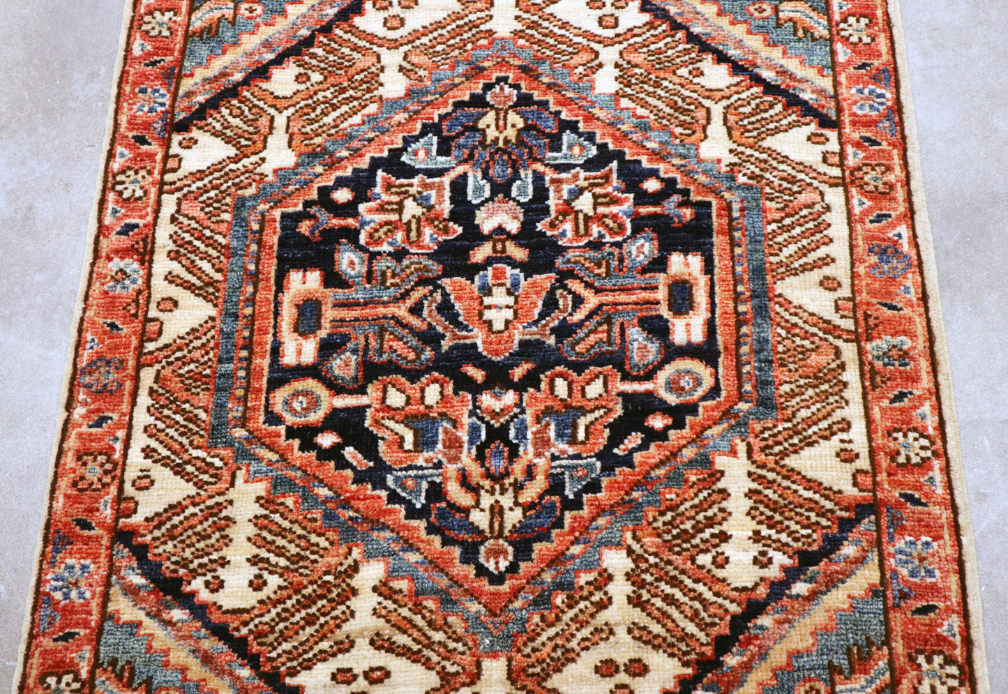 2'1 x 2'10 ft Hand knotted Chobi wool oriental rug