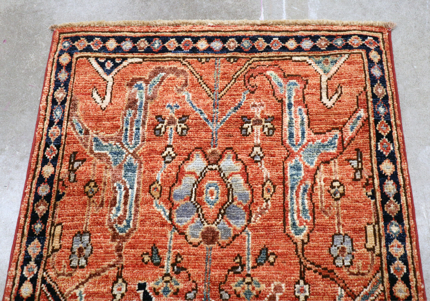 1'10 x 3'2 ft Hand knotted Chobi wool oriental rug