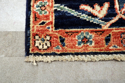 2'0 x 2'10 ft Hand knotted Chobi wool oriental rug