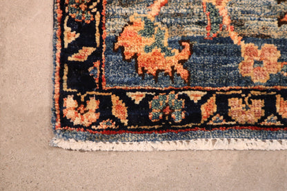 2'1 x 3'1 ft Hand knotted Chobi type wool oriental rug