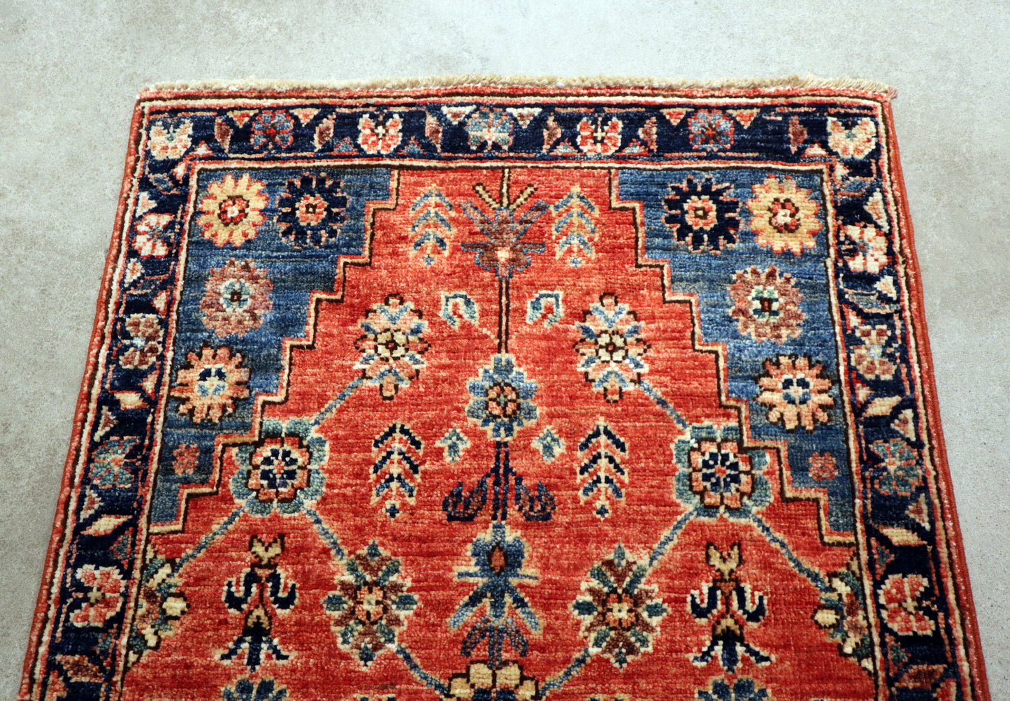 2'0 x 3'4 ft Hand knotted Chobi type wool oriental rug