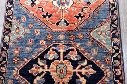 2'0 x 3'0 ft Hand knotted Chobi wool oriental small rug