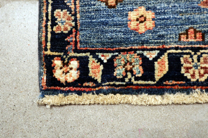 2'0 x 3'0 ft Hand knotted Chobi wool oriental small rug
