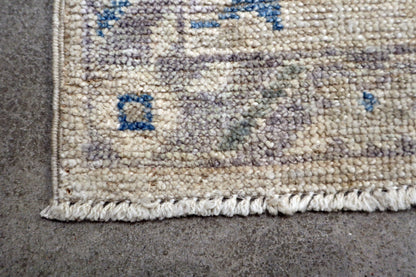 2'0 x 3'0 ft Hand knotted Oushak wool oriental small rug