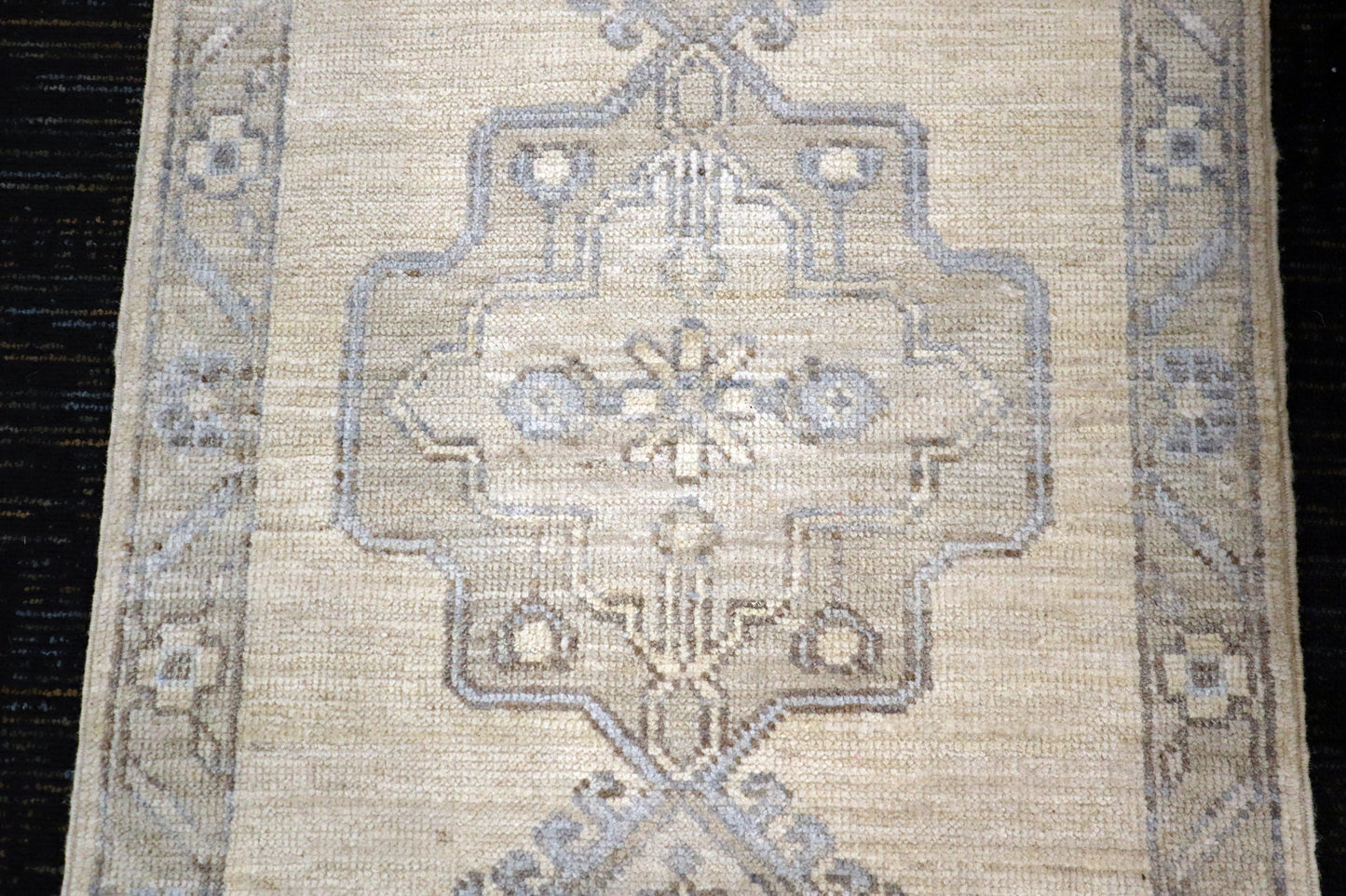 1'10 x 2'11 ft Hand knotted Khotan wool oriental small rug