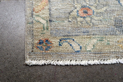 2'0 x 2'10 ft Hand knotted Oushak wool oriental small rug