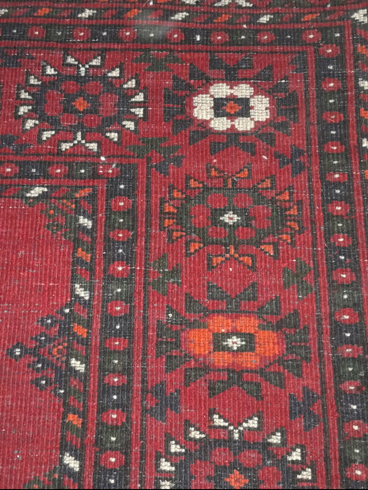 5'0 x 7'0 ft Hand knotted Bokhara custom design Turkmen rug