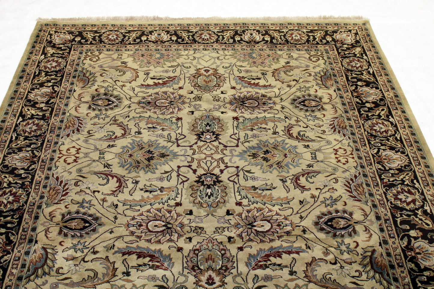 8'2 x 9'8 ft Hand knotted Indo Mahal wool oriental area rug