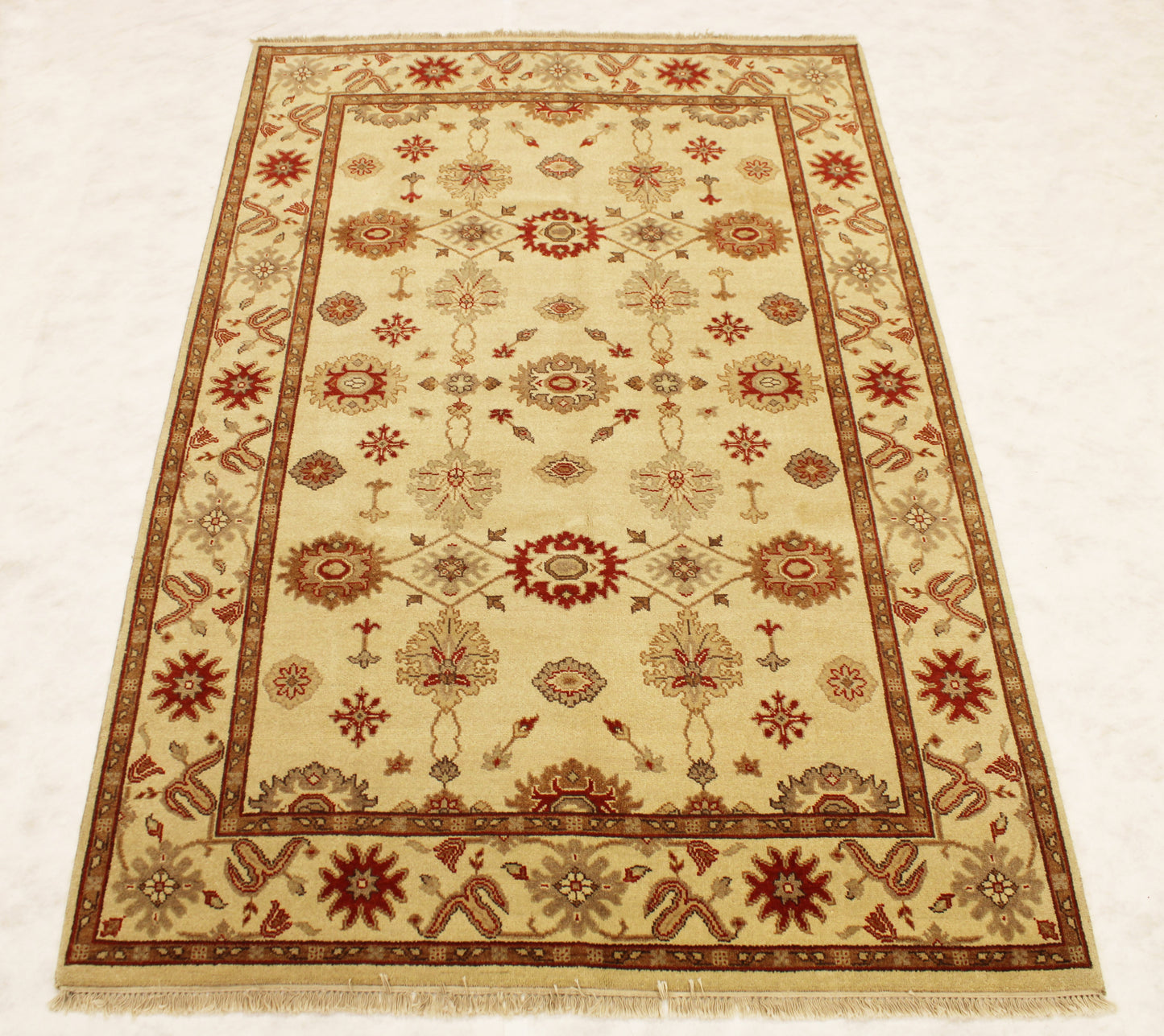 5'10 x 9'0 ft Hand knotted durable Oushak Twist oriental area rug