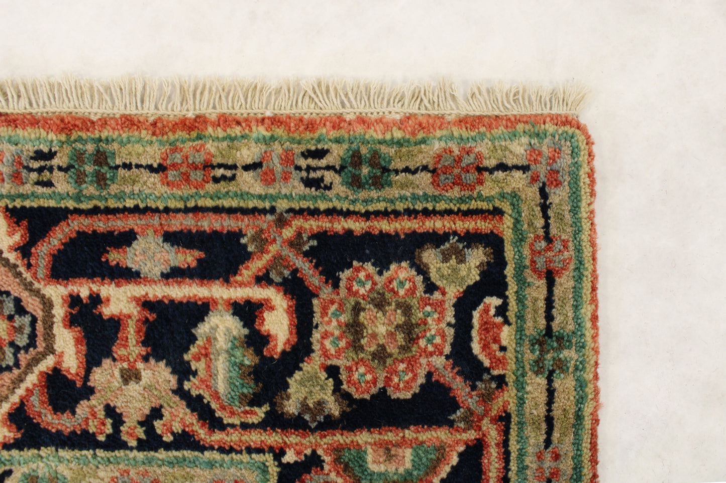 6'1 x 9'1 ft Hand knotted Serapi medallion design oriental area wool rug