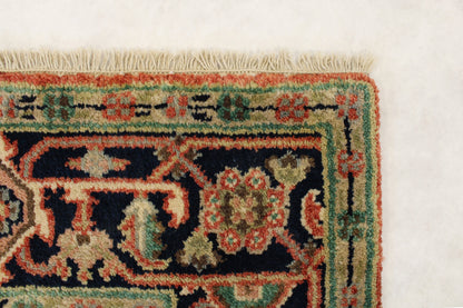 6'1 x 9'1 ft Hand knotted Serapi medallion design oriental area wool rug