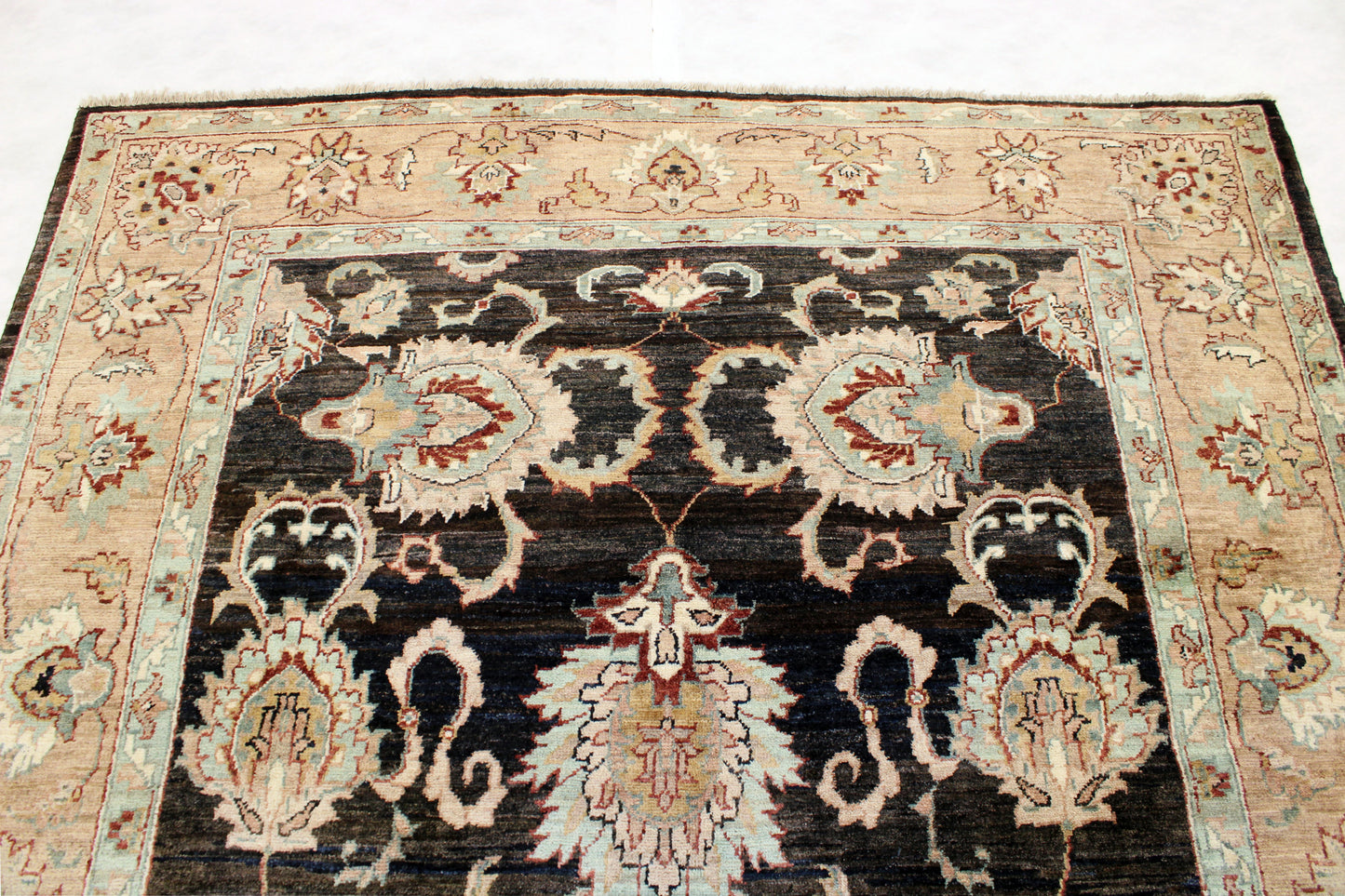 5'11 x 8'10 ft Hand knotted Oushak Twist oriental area wool rug