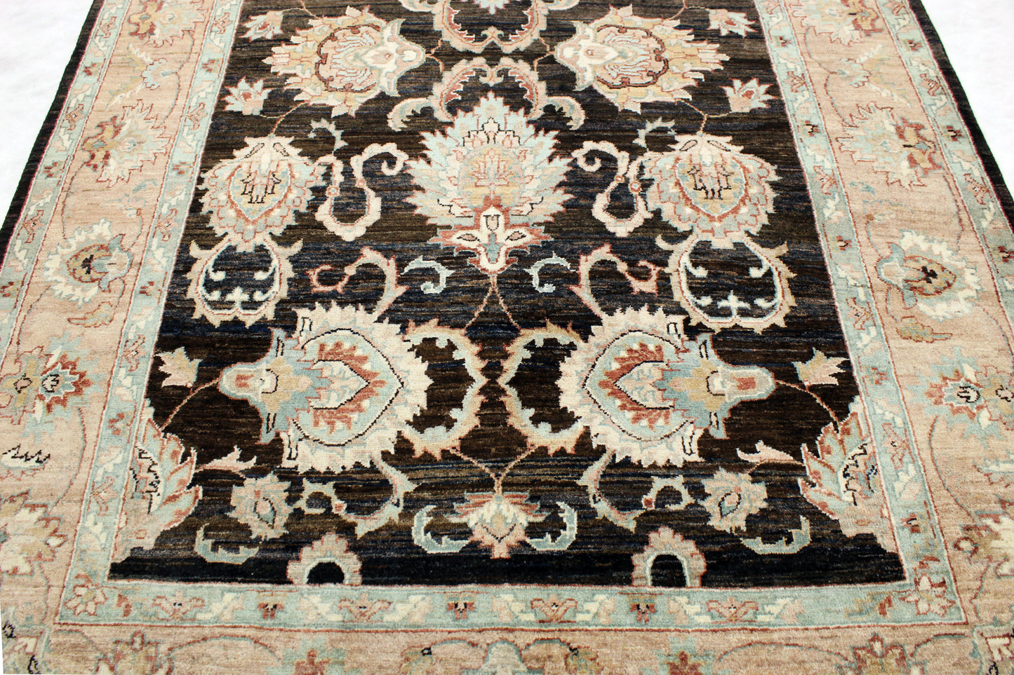 5'11 x 8'10 ft Hand knotted Oushak Twist oriental area wool rug
