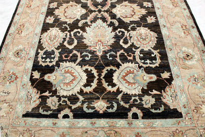5'11 x 8'10 ft Hand knotted Oushak Twist oriental area wool rug