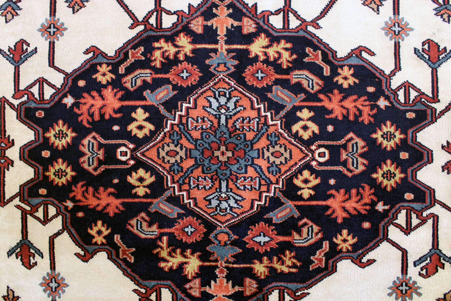 6'0 x 9'0 ft Hand knotted Serapi oriental area soft wool rug
