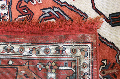 6'0 x 9'0 ft Hand knotted Serapi oriental area soft wool rug