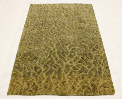 6'8 x 9'0 ft Hand knotted Contemporary oriental area wool rug