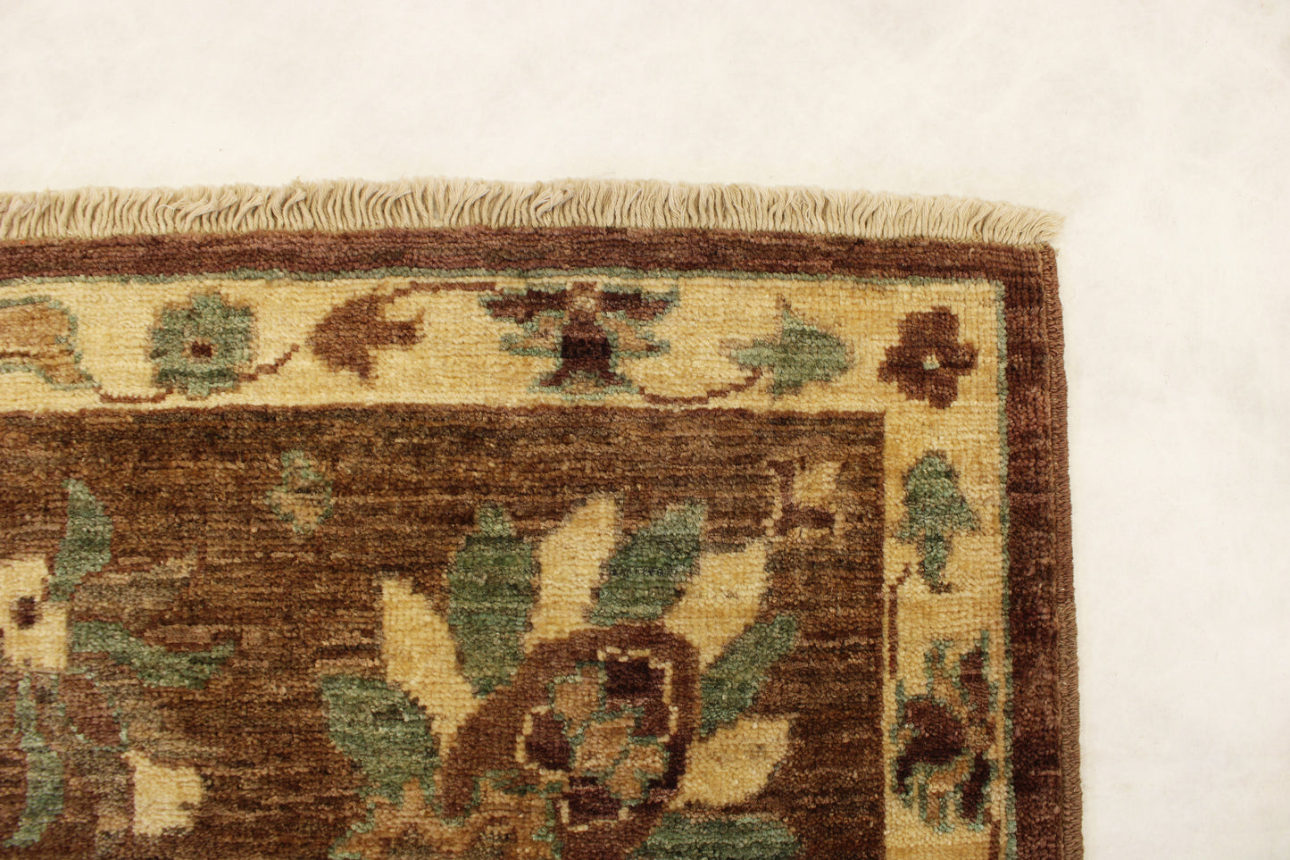 6'2 x 8'11 ft Hand knotted Oushak oriental area wool rug