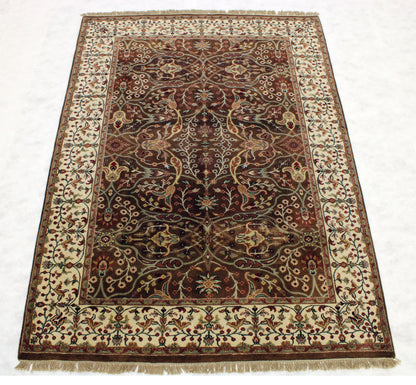 6'1 x 8'6 ft Hand knotted Oushak Twist oriental area wool rug