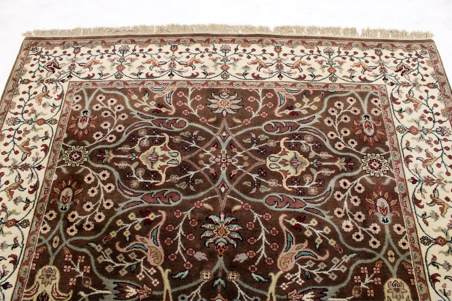6'1 x 8'6 ft Hand knotted Oushak Twist oriental area wool rug