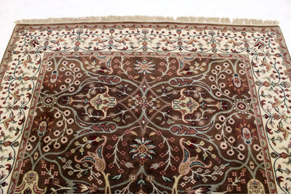 6'1 x 8'6 ft Hand knotted Oushak Twist oriental area wool rug