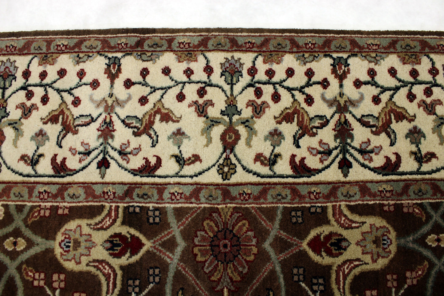 6'1 x 8'6 ft Hand knotted Oushak Twist oriental area wool rug