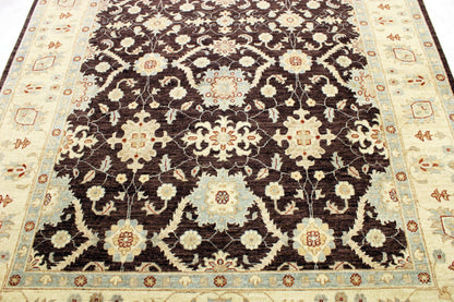 6'3 x 8'11 ft Hand knotted Oushak oriental area wool rug