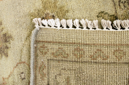 6'1 x 9'0 ft Hand knotted Oushak oriental area wool rug