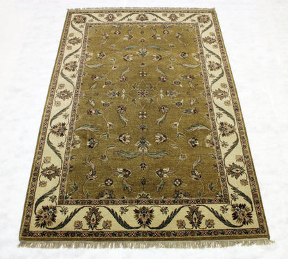 6'0 x 9'1 ft Hand knotted Oushak Twist oriental area wool rug