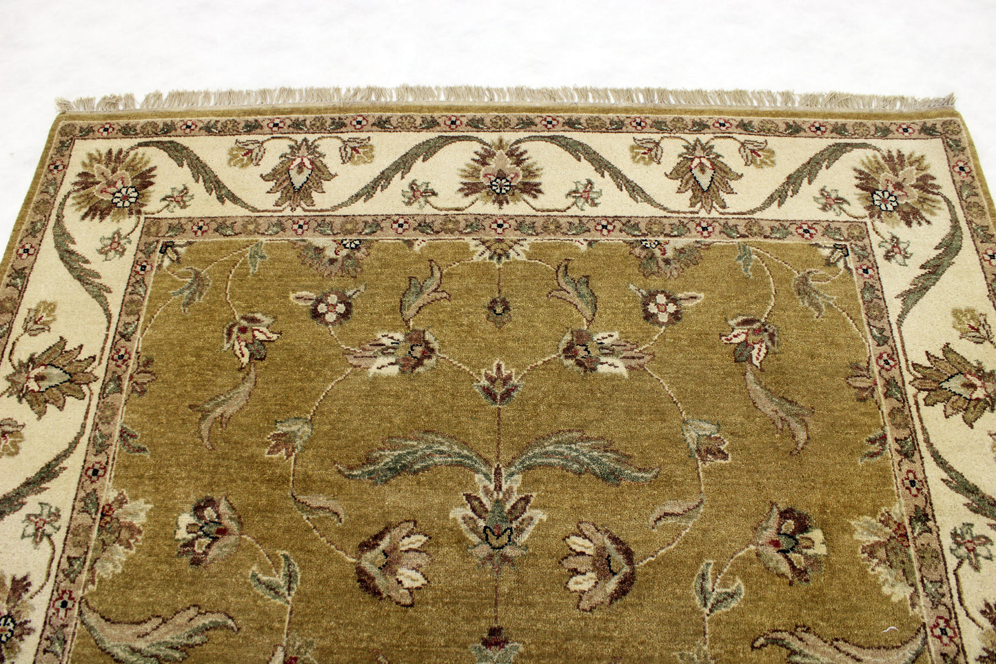 6'0 x 9'1 ft Hand knotted Oushak Twist oriental area wool rug