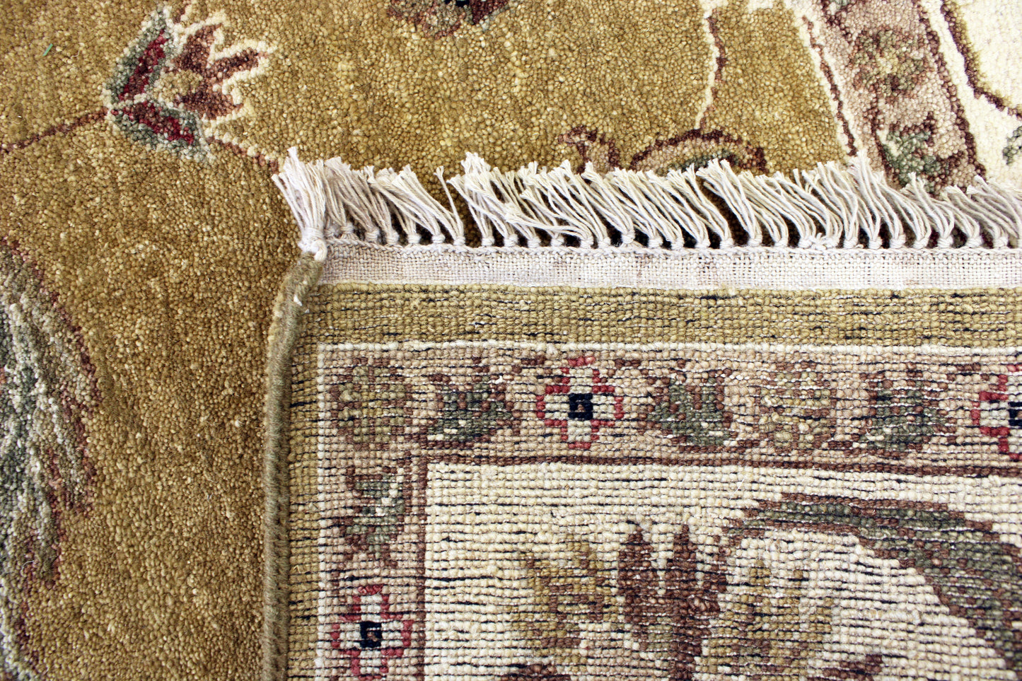 6'0 x 9'1 ft Hand knotted Oushak Twist oriental area wool rug
