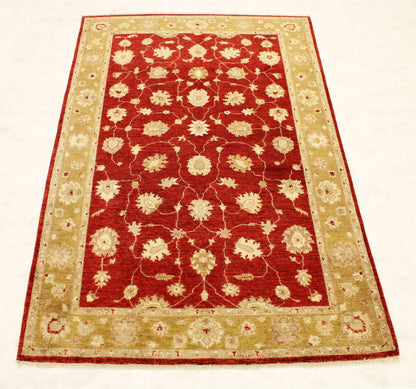 6'1 x 8'11 ft Hand knotted Oushak oriental area wool rug