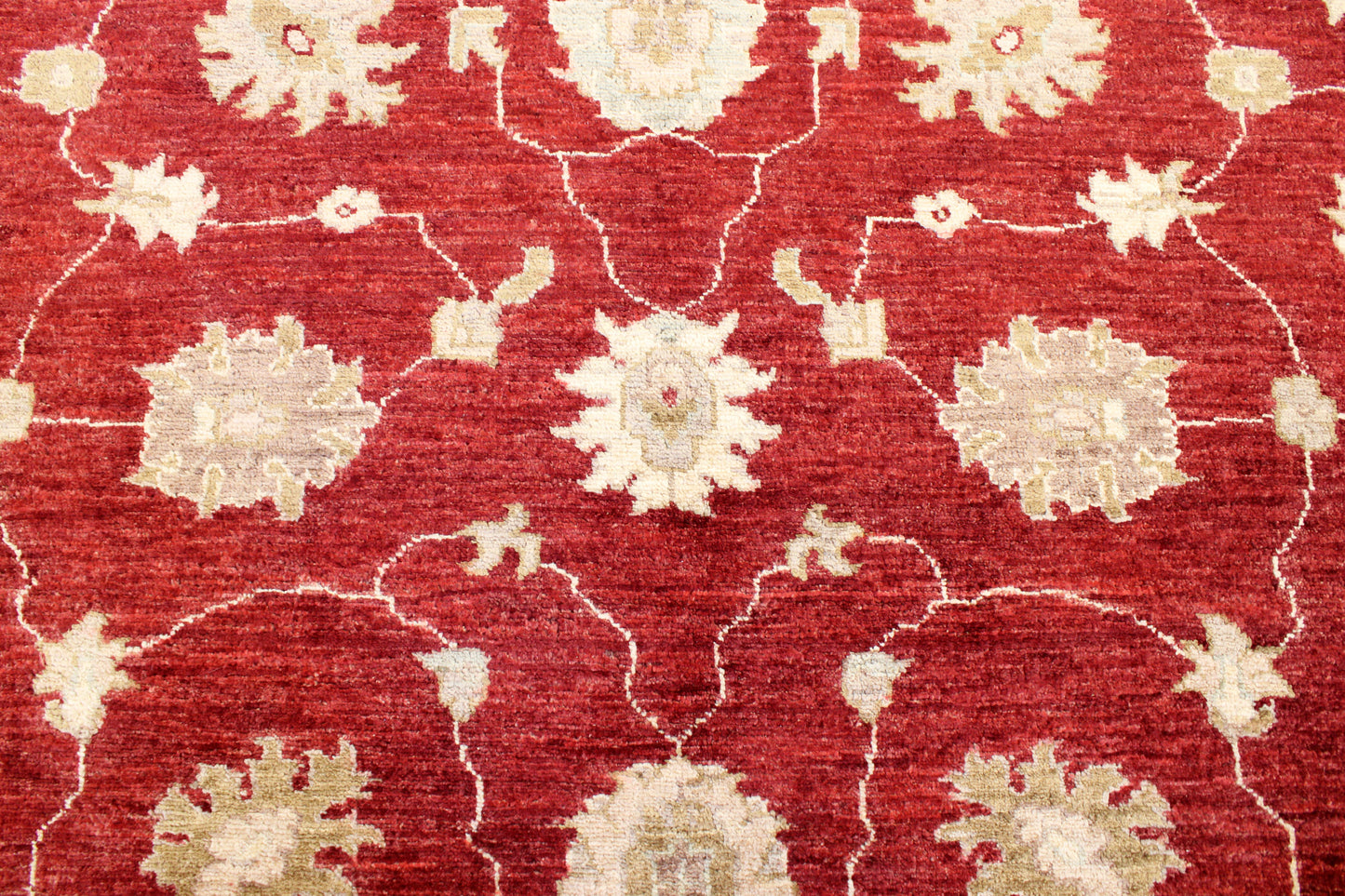 6'1 x 8'11 ft Hand knotted Oushak oriental area wool rug