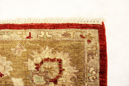 6'1 x 8'11 ft Hand knotted Oushak oriental area wool rug