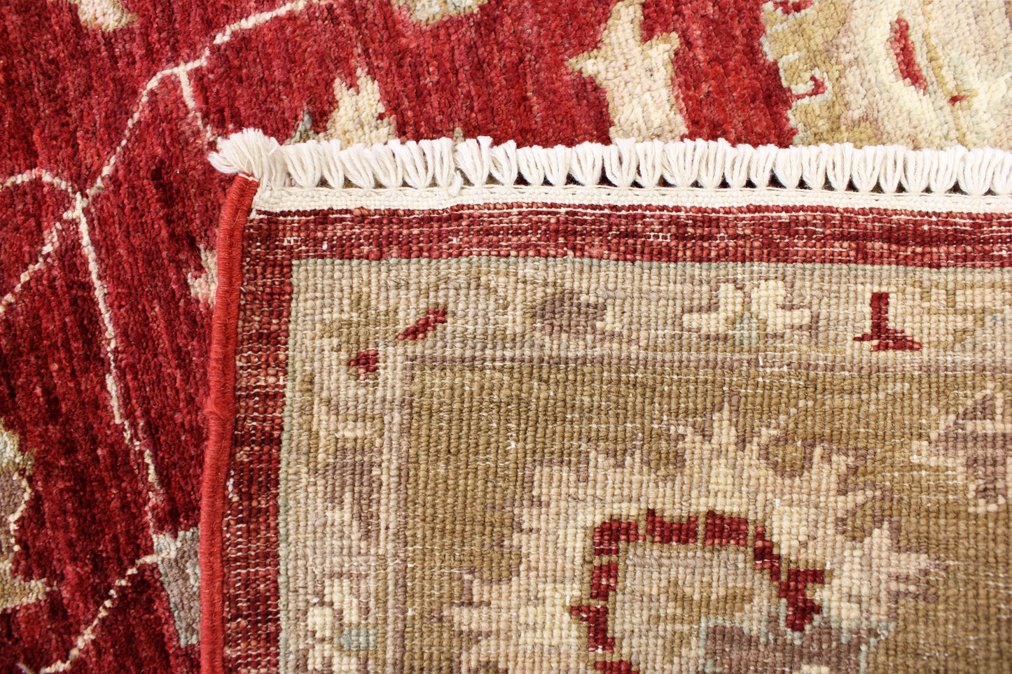 6'1 x 8'11 ft Hand knotted Oushak oriental area wool rug