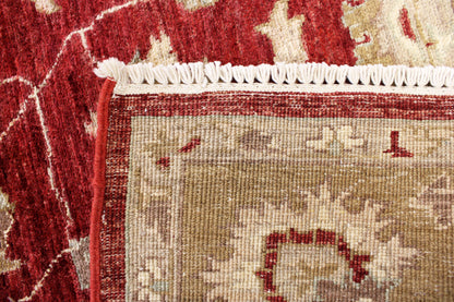 6'1 x 8'11 ft Hand knotted Oushak oriental area wool rug