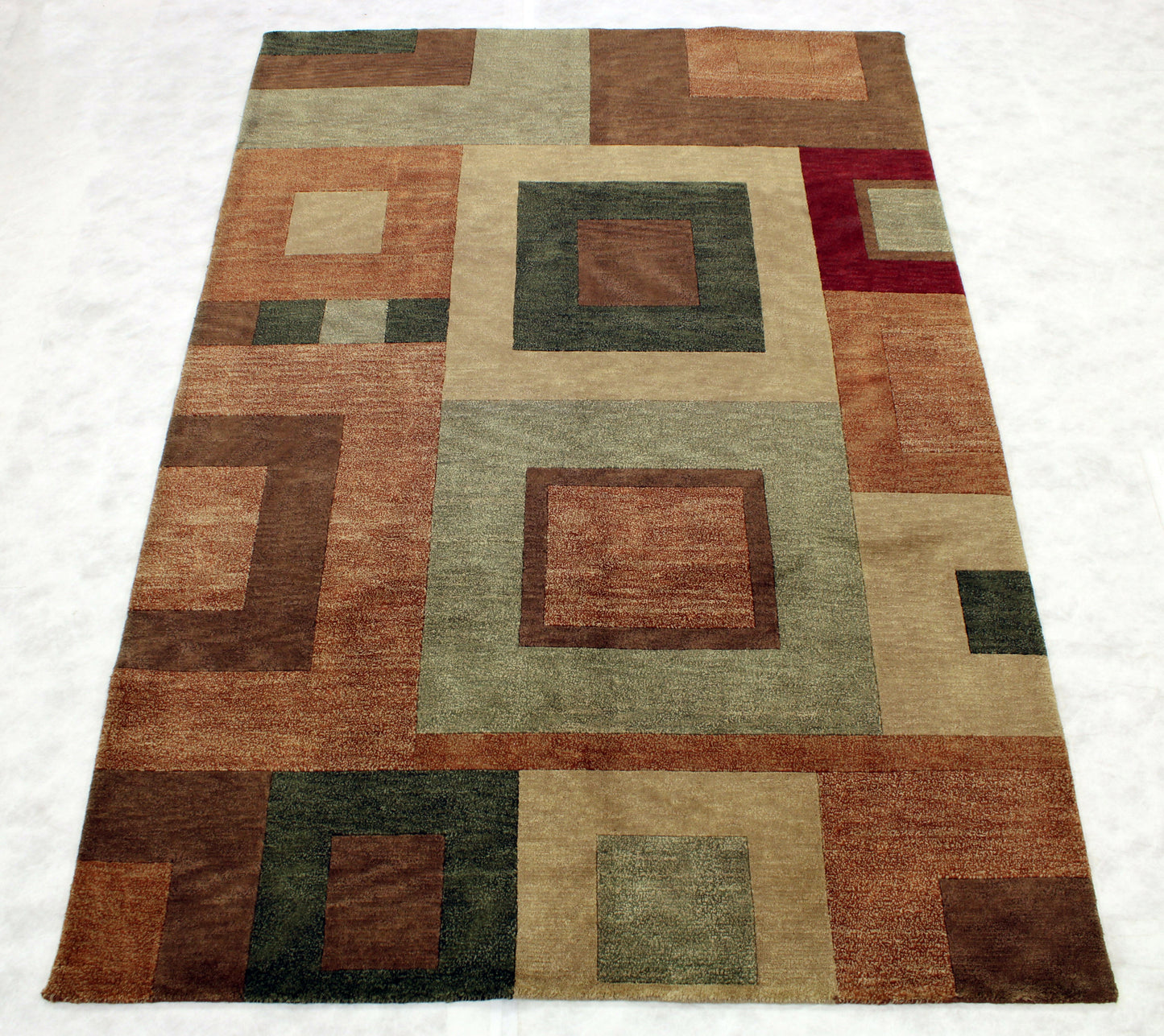 6'2 x 8'11 ft Hand knotted Nepali oriental area wool rug