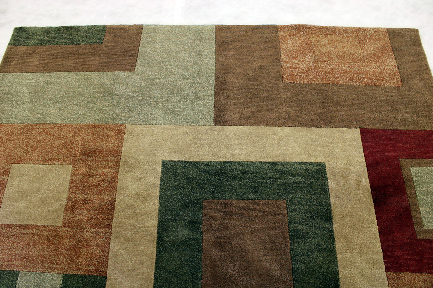 6'2 x 8'11 ft Hand knotted Nepali oriental area wool rug