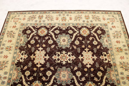6'0 x 9'3 ft Hand knotted Oushak oriental area wool rug