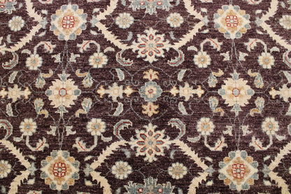 6'0 x 9'3 ft Hand knotted Oushak oriental area wool rug